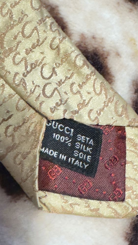 Jedwabny krawat Gucci