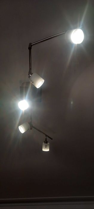 Candeeiro teto com 5 projetores - IKEA