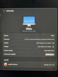 iMac 2020 i5 3.3 27 5k