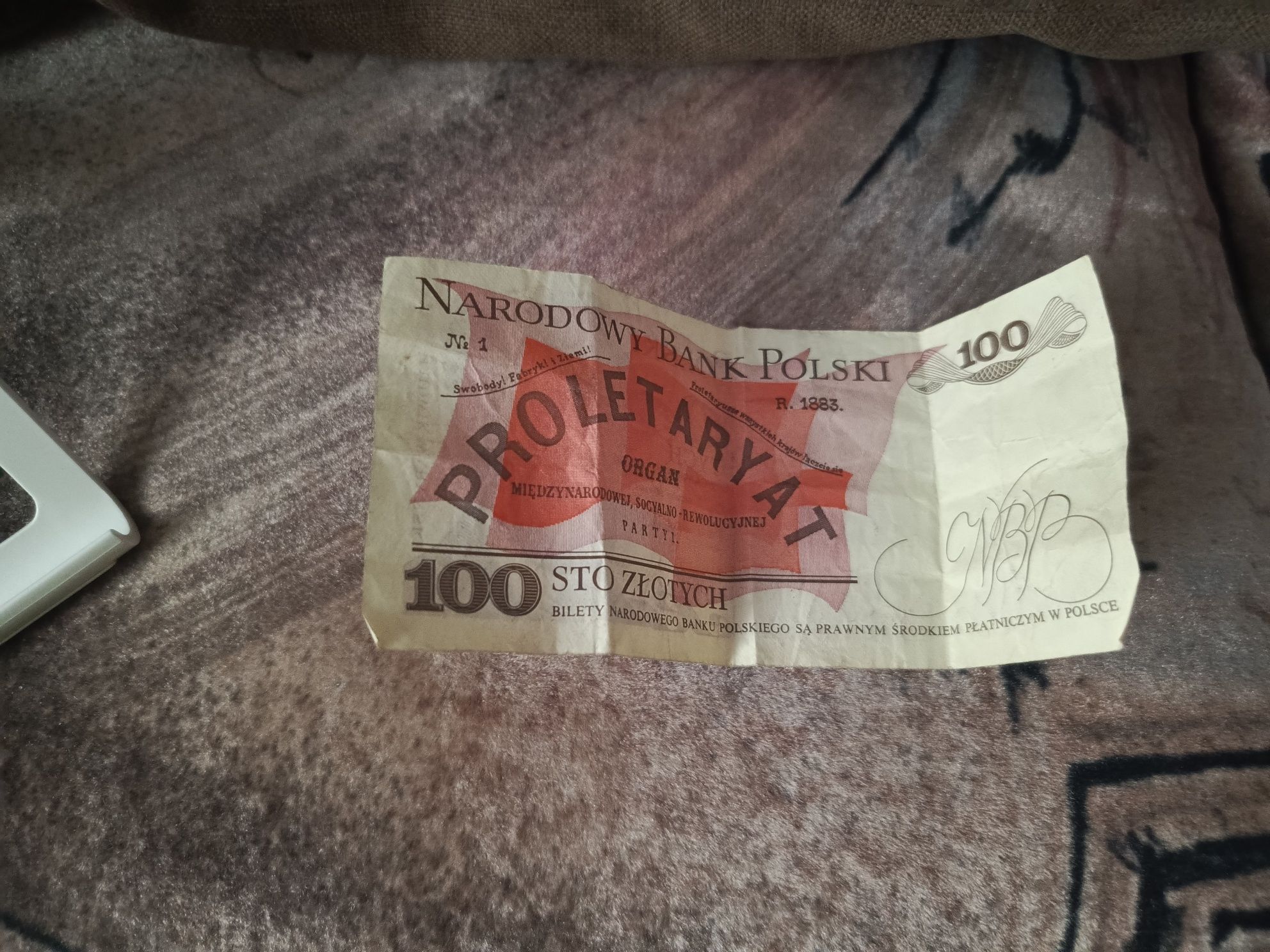 Banknot 100 zł okres PRL-orginał