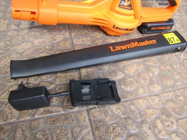Dmuchawa do liści LawnMaster na akumulator, 24V, CLBL2406