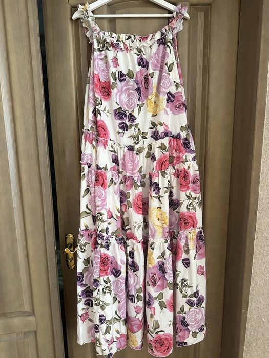 Сарафан сукня літня плаття для літа в квітах великого розміру