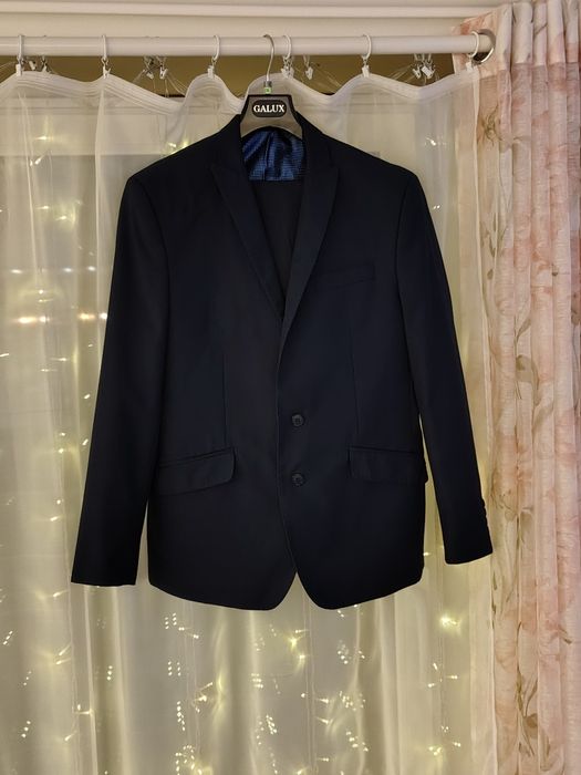 Garnitur Męski granatowy + spodnie