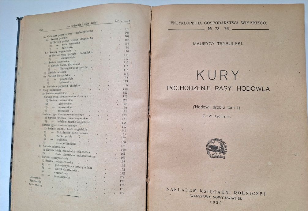 Unikatowa Encyclopedja gospodarstwa wiejskiego  z 1923 roku