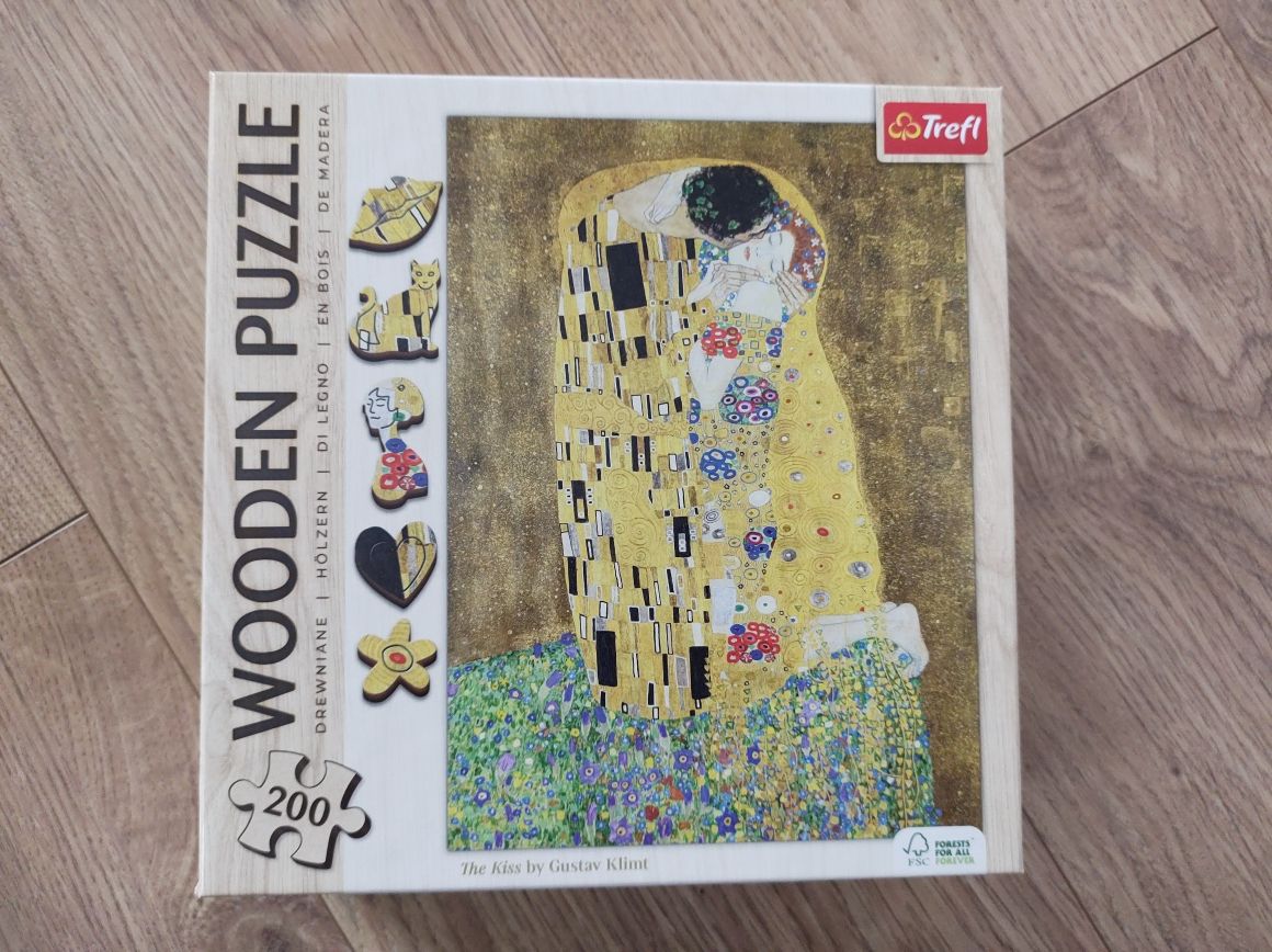 Puzzle drewniane, Gustaw Klimt, 200 elementów