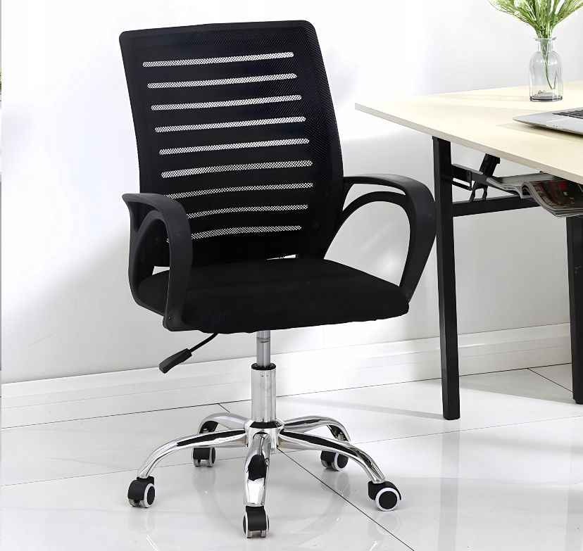 Fotel obrotowy biurowy krzesło na kółkach