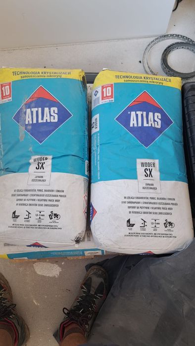 Atlas woder sx zaprawa uszczelniającą, hydroizolacja