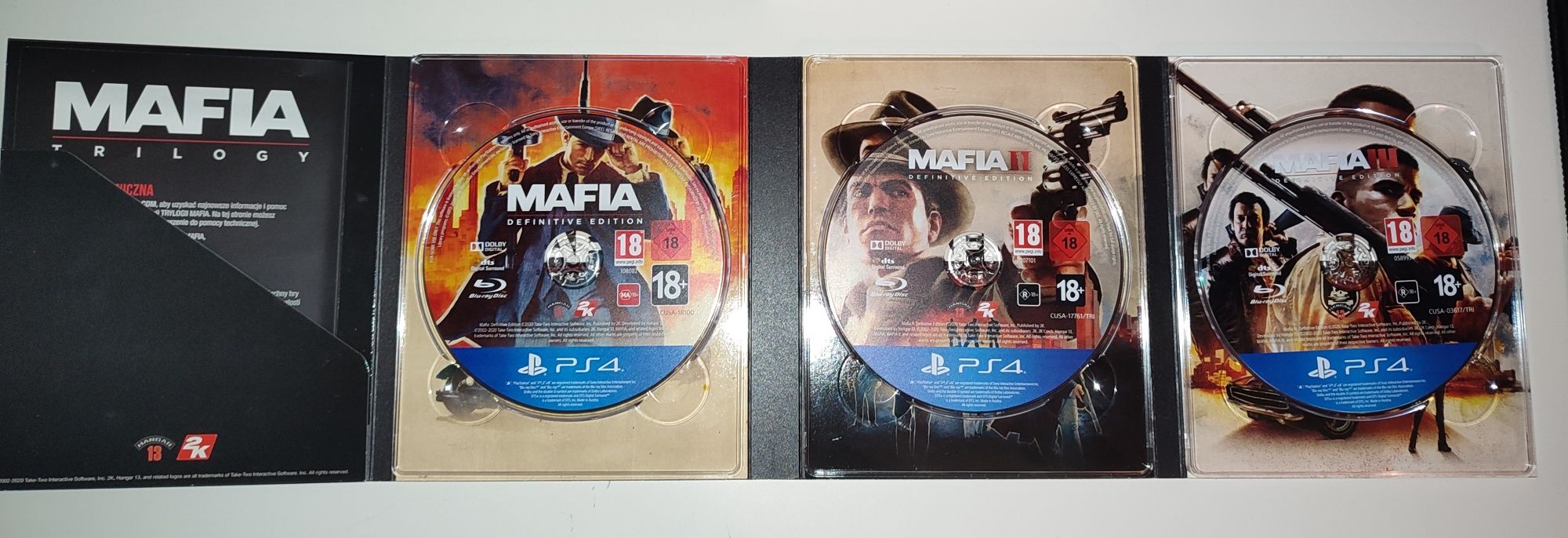 Gra Ps4 Mafia Trilogy PL Trylogia gry PlayStation 4 UFC Sniper UFC GTA