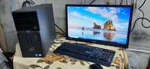 OKAZJA, Komputer 4x3.3 ghz, Duży monitor 24 cale LED