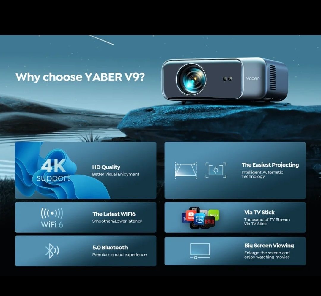 Projektor Yaber Pro V9