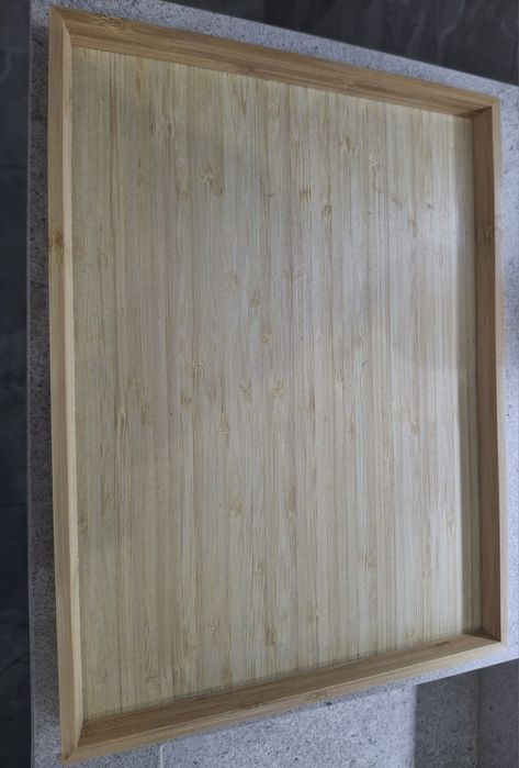 Tabuleiro bambu poco uso