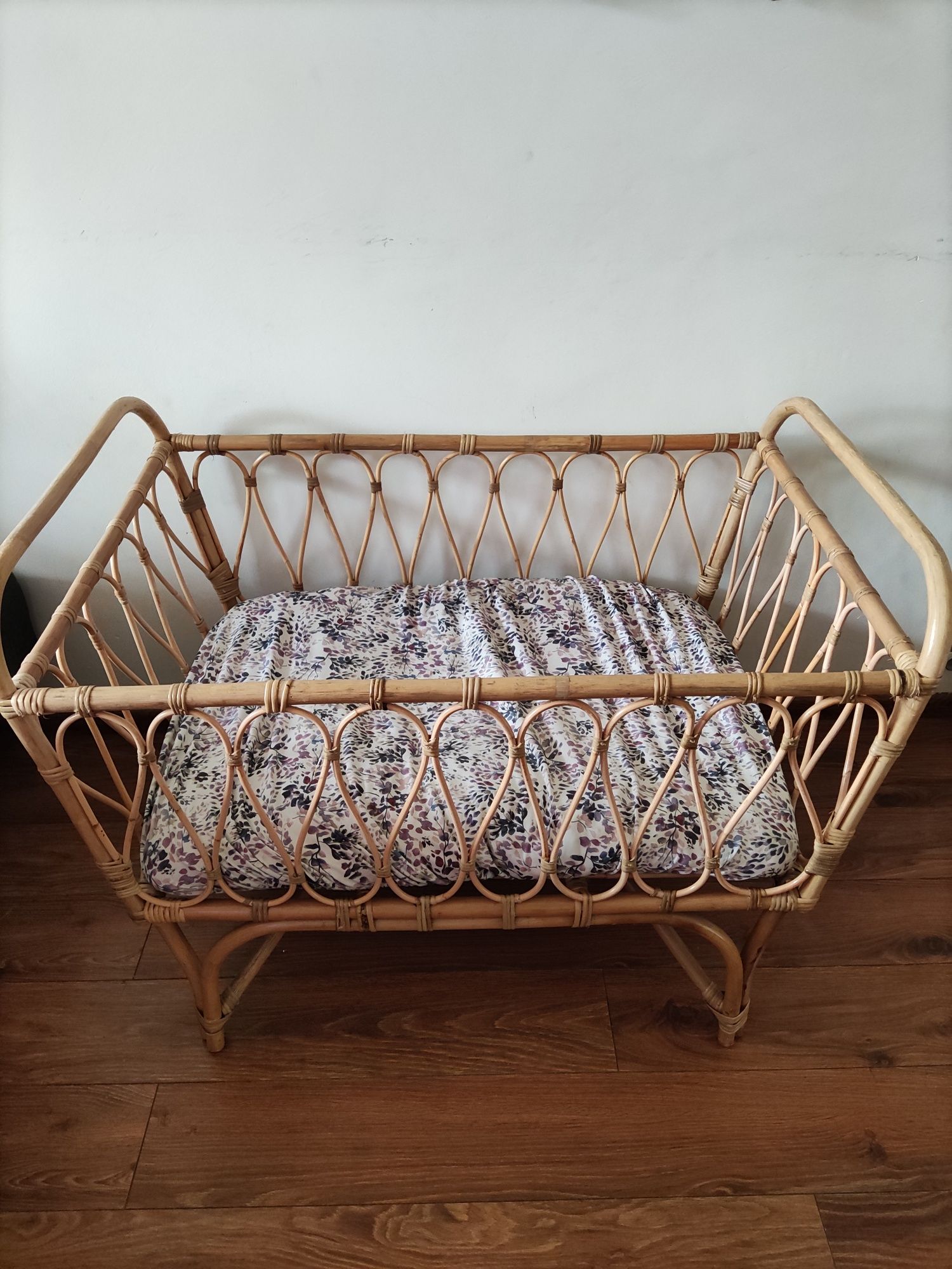 Rattanowe łóżeczko niemowlęce rattan / wiklina lilushop