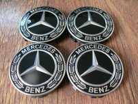 MERCEDES 75 mm Oryginalne Dekielki Alufelg A222 - Komplet