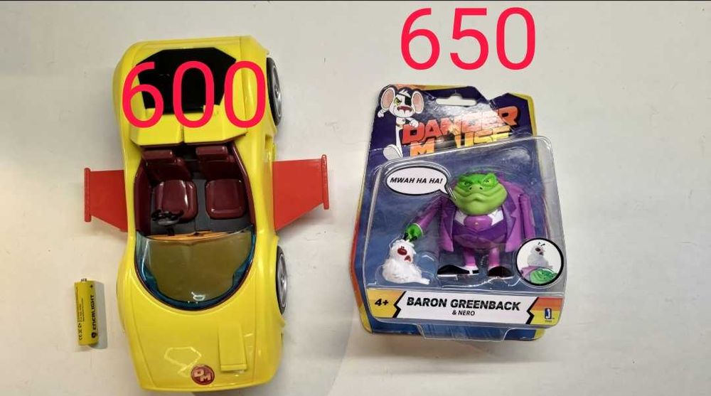 Danger Mouse Baron Greenback фигурки игрушки машинка опасная мышь