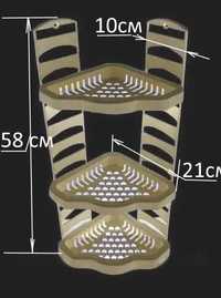 Полка новая поличка угловая в ванную