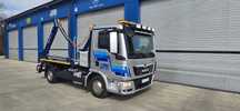 MAN TGL 12.250 bramowiec MEILLER AK 7 NT import Niemcy specjalny  Blokady hydrauliczne sterowanie radiowe stan idealny