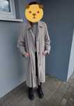 Płaszcz vintage, prochowiec, trencz oversize wiosenny 38 M