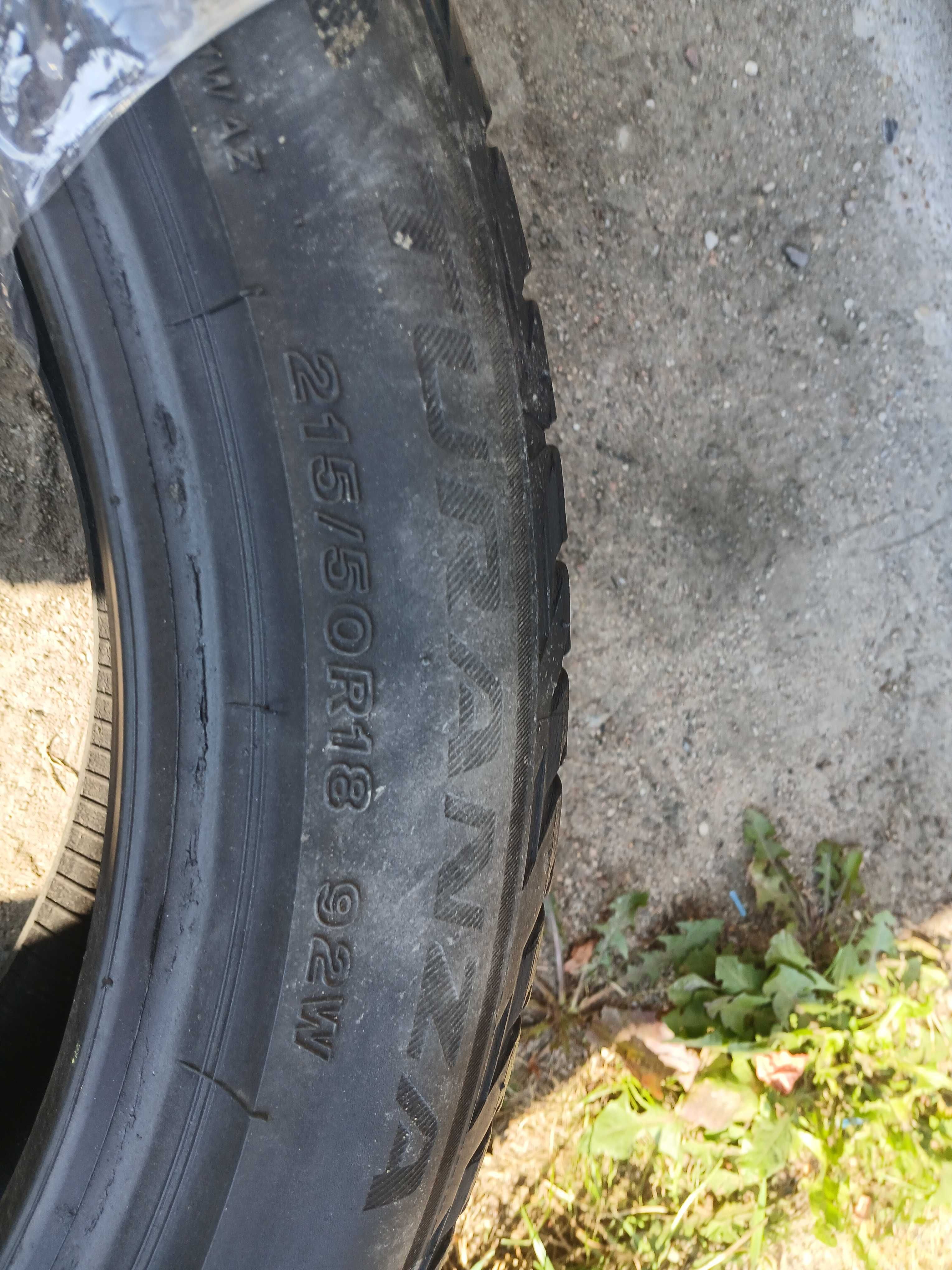 2x używane opony letnie 215/50 R18 BRIDGESTONE Montaż GWARANCJA