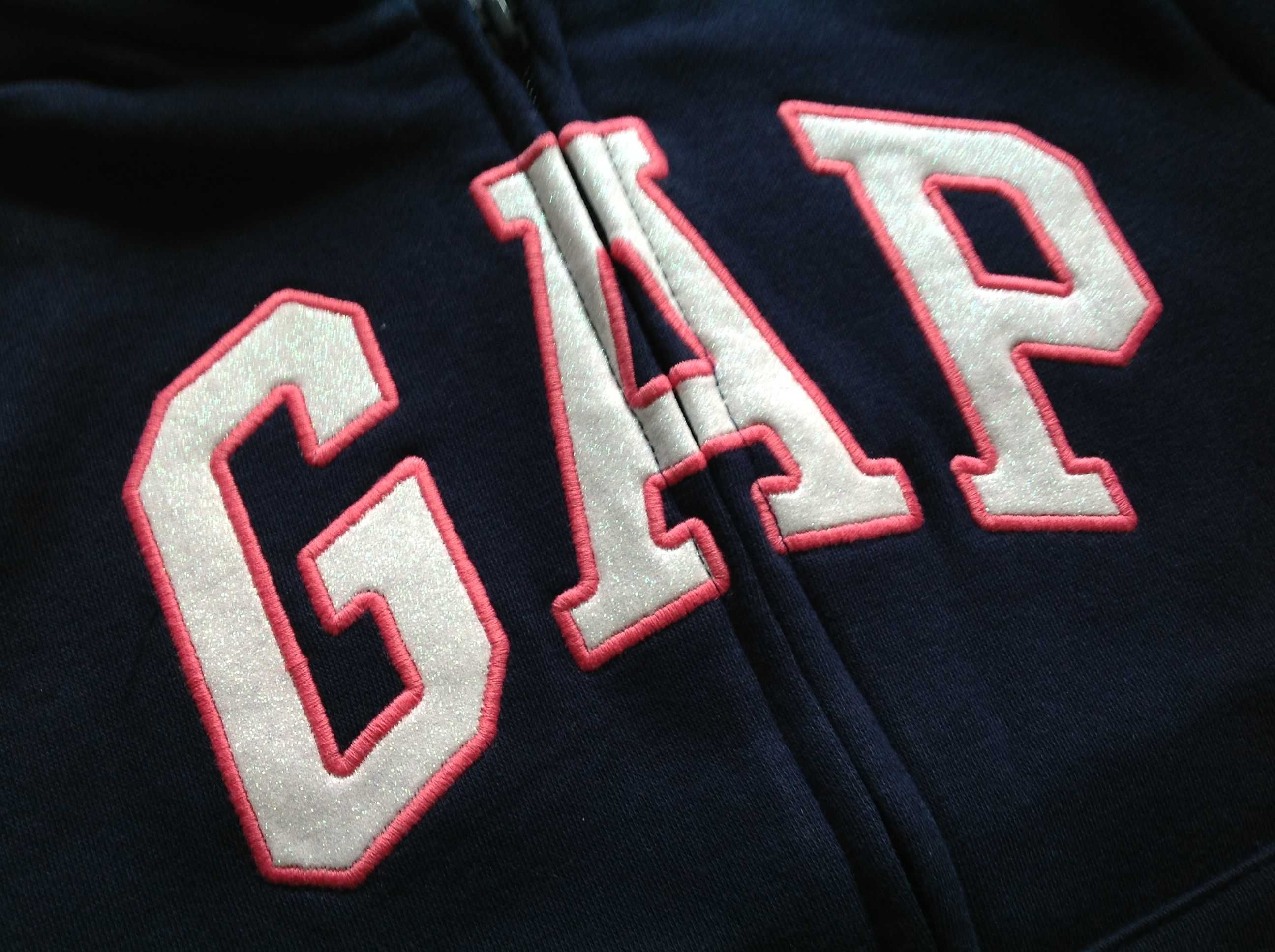 GAP bluza dresowa z błyszczącym logo oryginał 5 lat 110