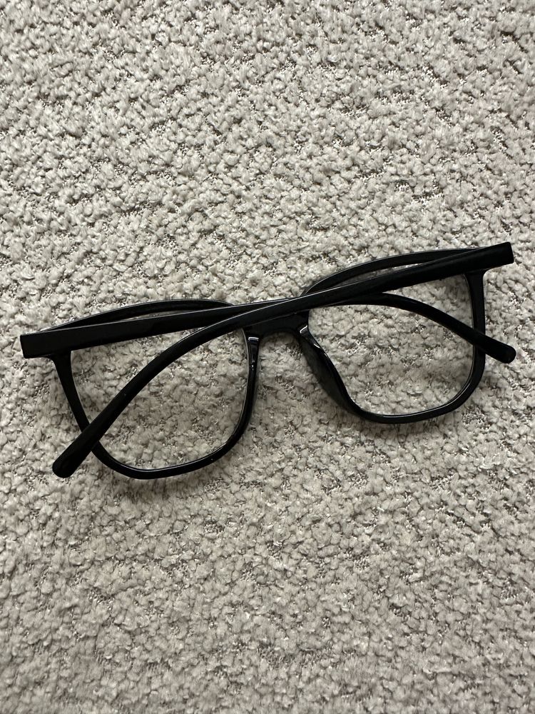 Okulary komputerowe blokujące niebieskie światło zerówki lata 80 retro