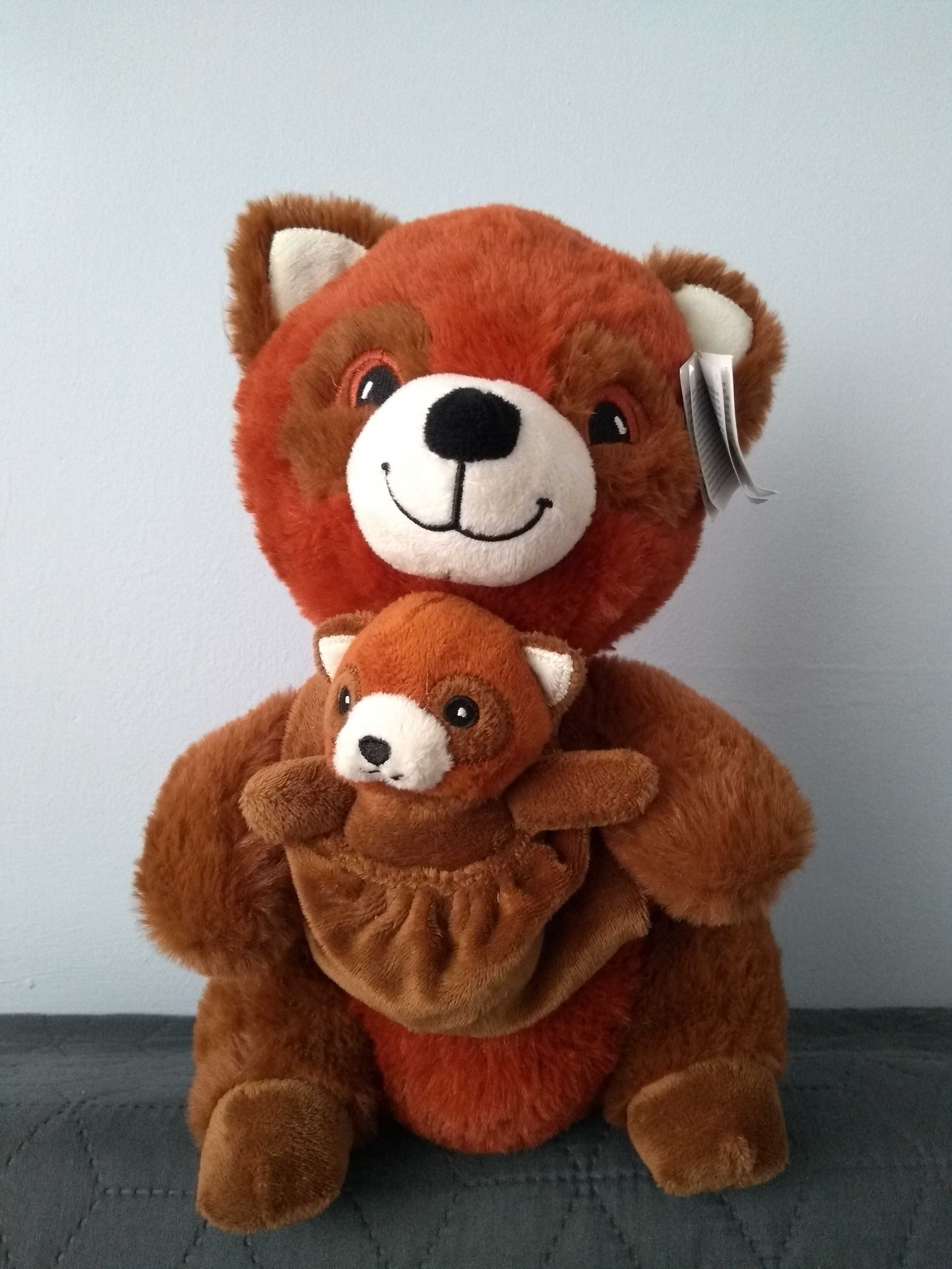 Maskotka pluszowa Panda Ruda z maleństwem Red Panda with Cub