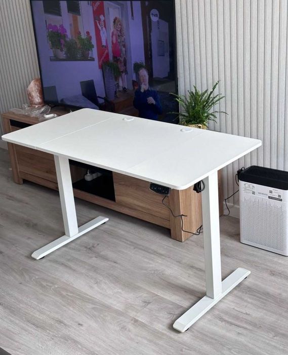 Nowe Biurko Elektryczne Regulowane 120x60cm do Biura KOLORY Gwarancja