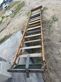 Schody Budowlane z Mocnej Konstrukcji do wysokości 4 m