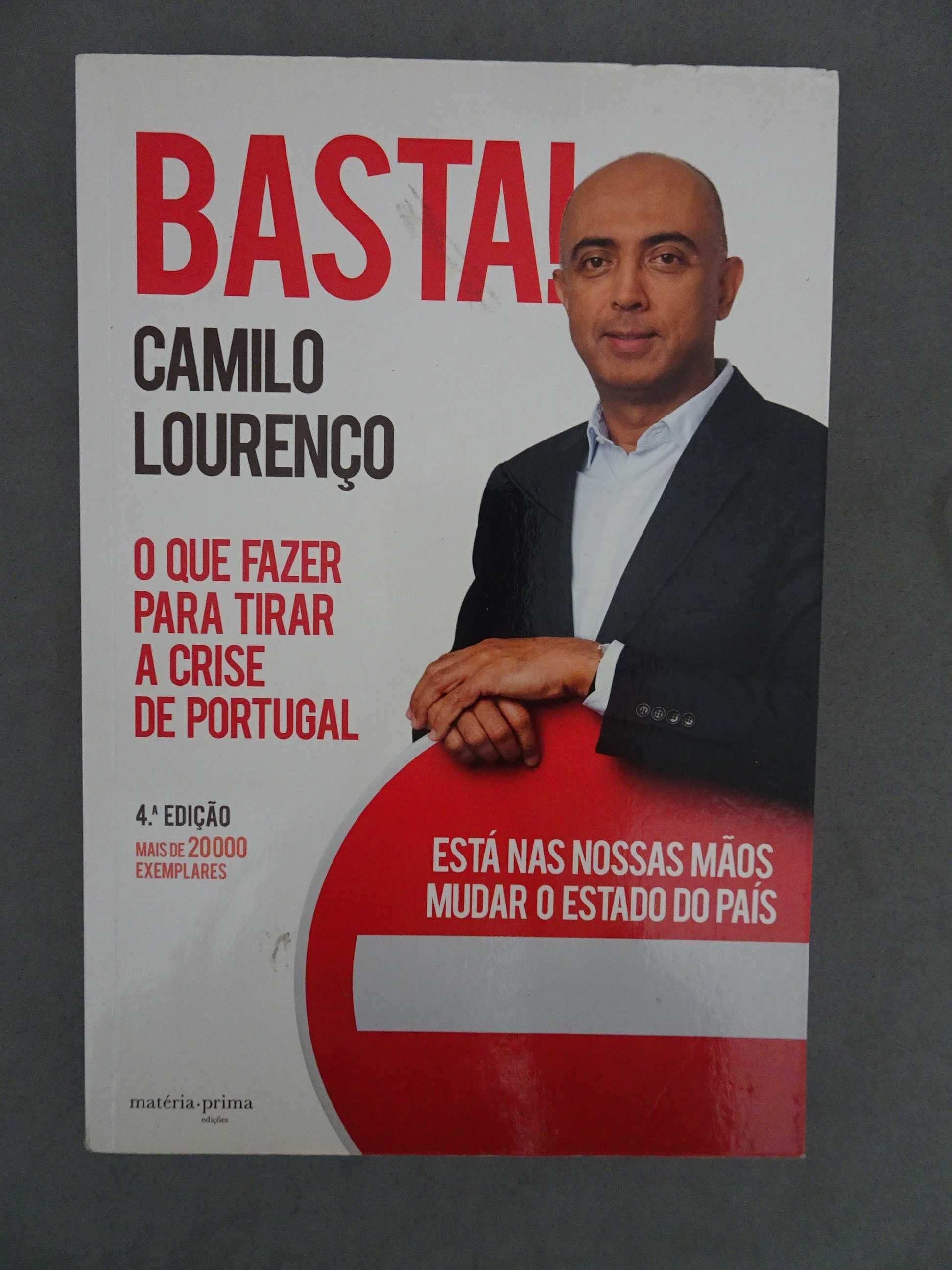 Livro Basta Camilo Lourenço O que fazer para tirar a crise de Portugal