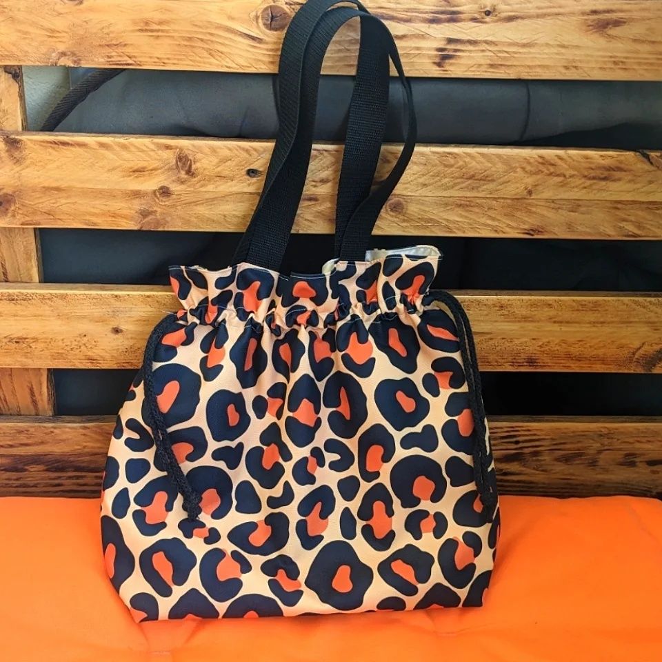 Torba na zakupy szopperka shopper lampart