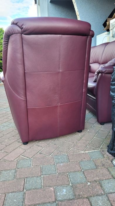 Narożnik NOWY że skóry naturalnej