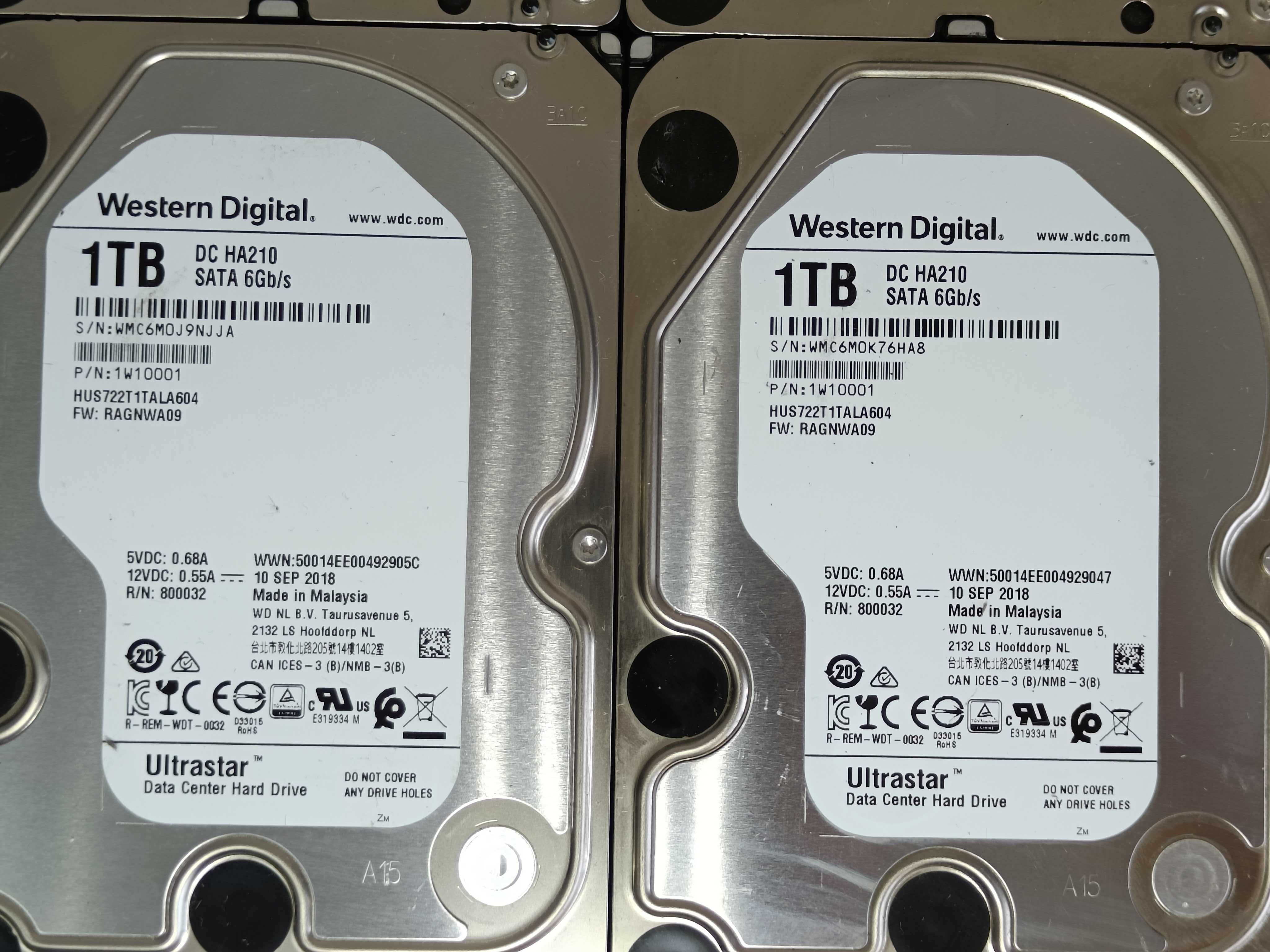 Хард Диск Western Digital Ultrastar DC HA210 1 TB 7200rpm 128mb CASH