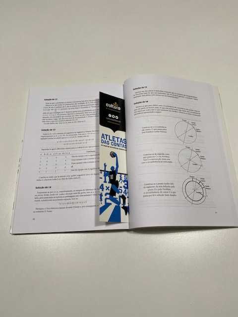 Livro Os atletas das contas - 50 desafios matemáticos desportivos