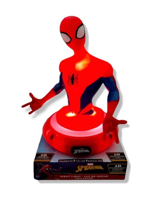 Lampka Nocna Dla Dziecka Figurka 3D Spiderman