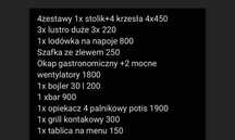 Sprzet po zamknięciu kebaba
