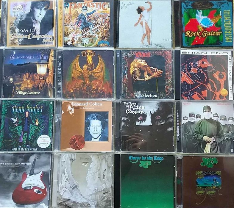 музыкальные компакт диски CD 70е 80е-90е разных стилей ROCK