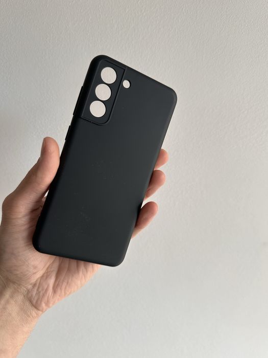 Etui Silicon czarne do SAMSUNG GALAXY S21 FE