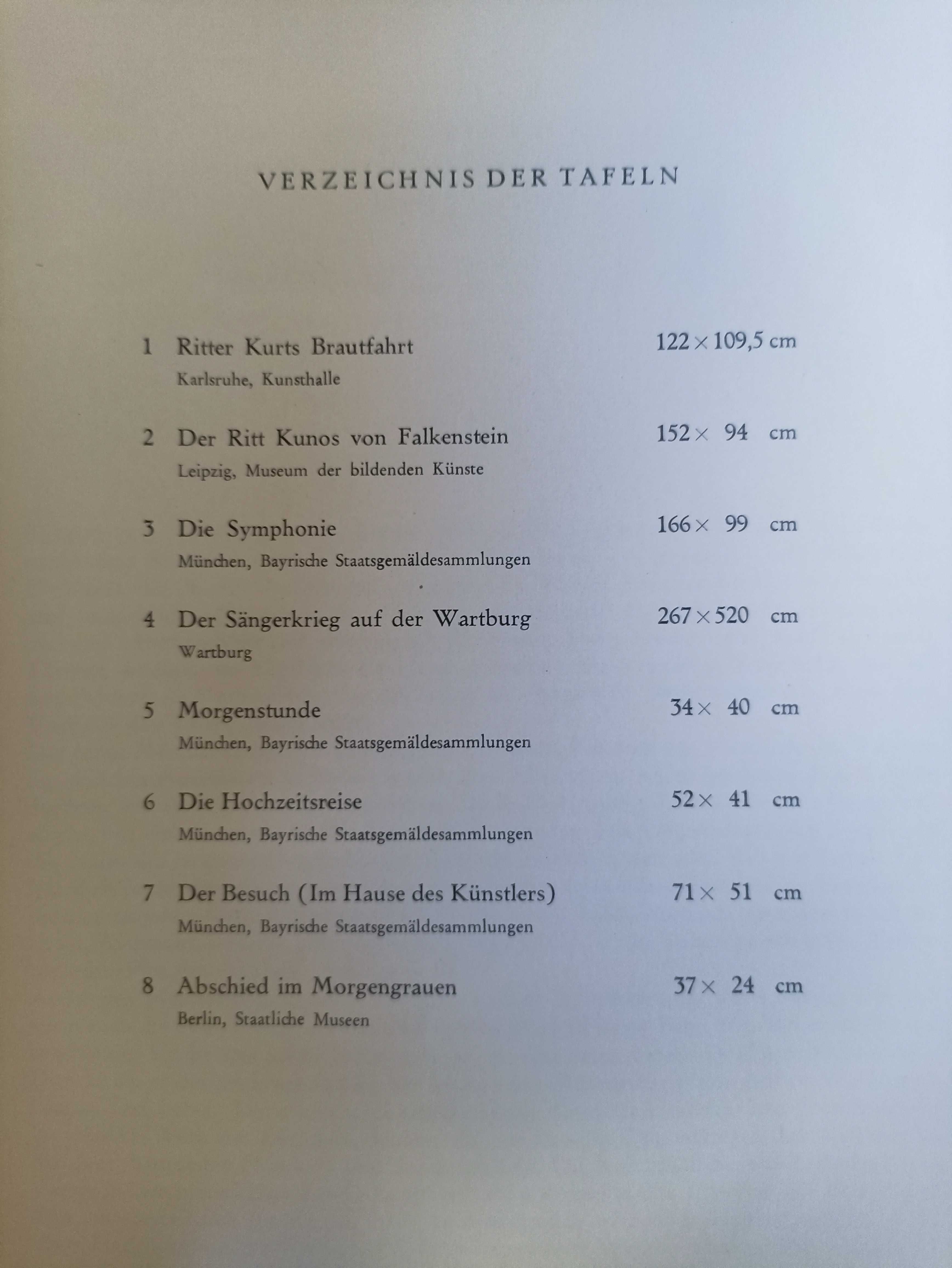 Teka z 8 reprodukcjami Moritza von Schwinda 1957 r.