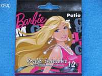 Barbie kredki świecowe Barbie 12 sztuk
