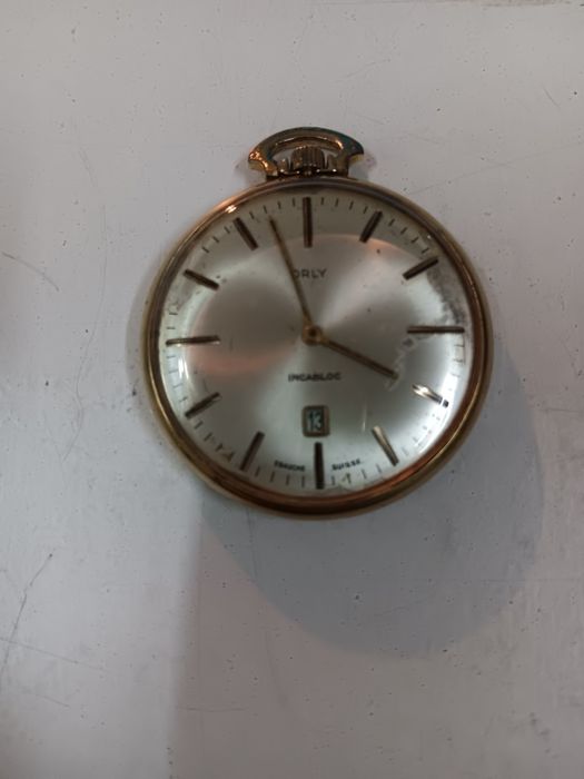 Relógio Homem corda bolso (45) mm revisto!