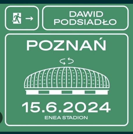 1 bilet na koncert Dawida Podsiadło trybuna miejsce siedzące 15.06.202