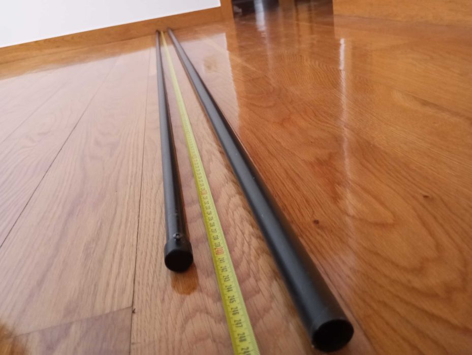 Varão para Cortinas Pretos MATE