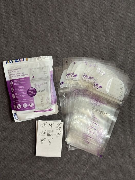 Пакети для зберігання грудного молока Avent 12 шт
