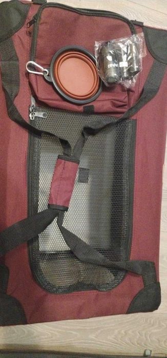 Torba Transportowa dla Psów i Kotów,    Miska i woreczki gratis