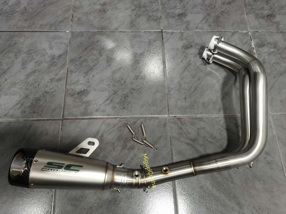 Linha escape MT07_2025 (2sondas) - inox - NOVA 180€