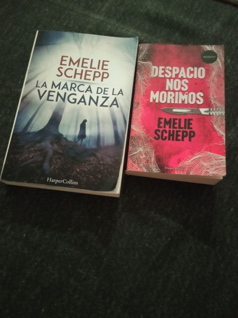 2 livros novos de suspense/thriller em espanhol