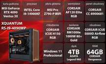 Pc Komputer do gier i9 rtx 4090 64gb ram FV ZAKUPU- gwarancja