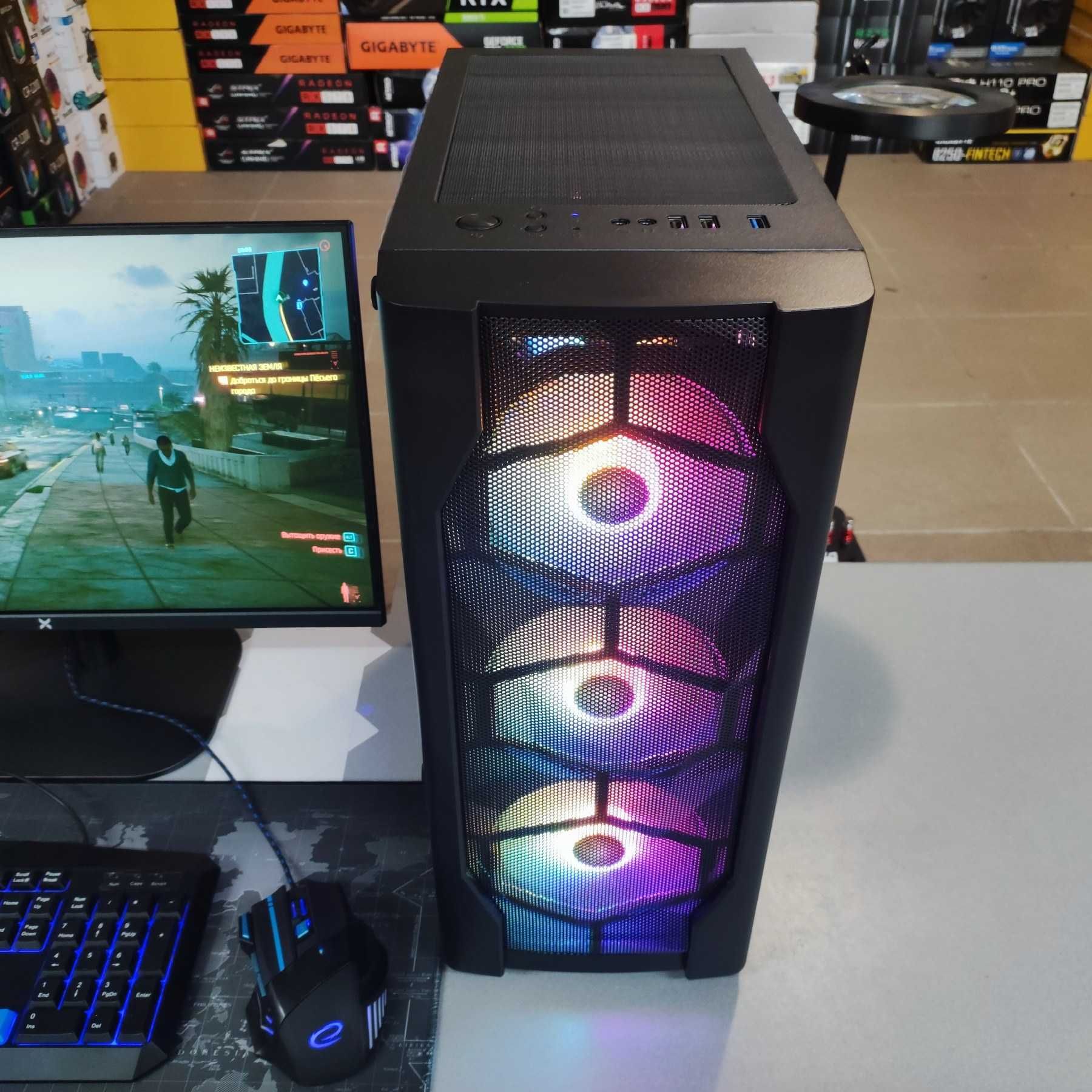 Ігровий Компютер ПК Intel i5-6500, RX 580 4GB, 16GB DDR4, SSD 512GB
