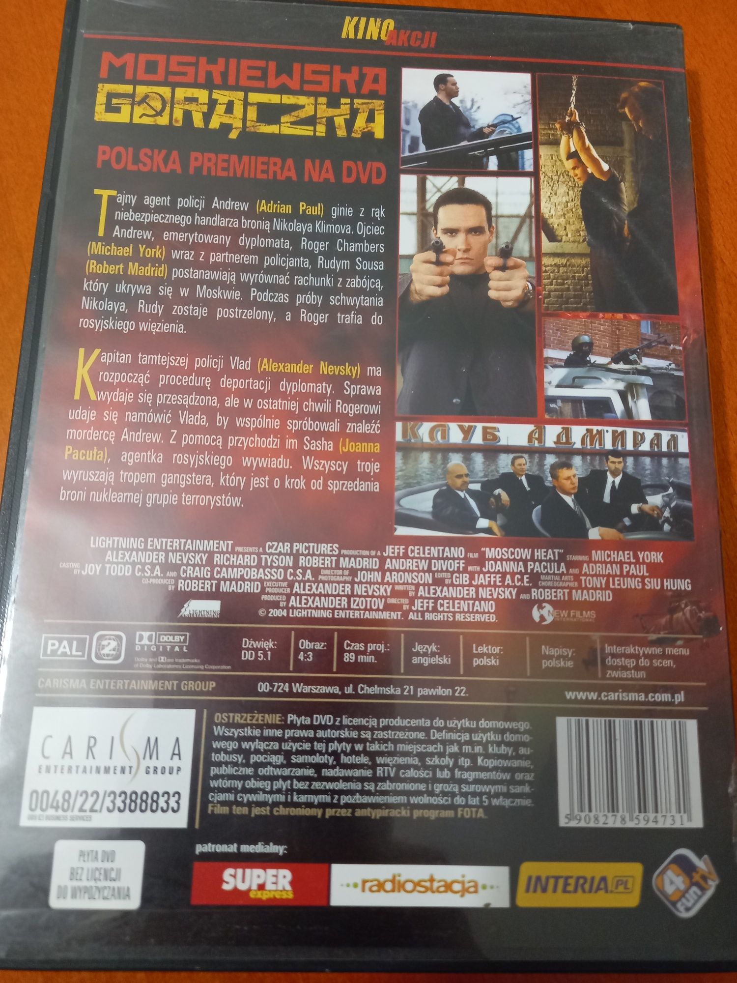 Film Moskiewska Gorączka DVD