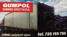 Odbiór i  Utylizacja zużytych opon, również ilości tirowe