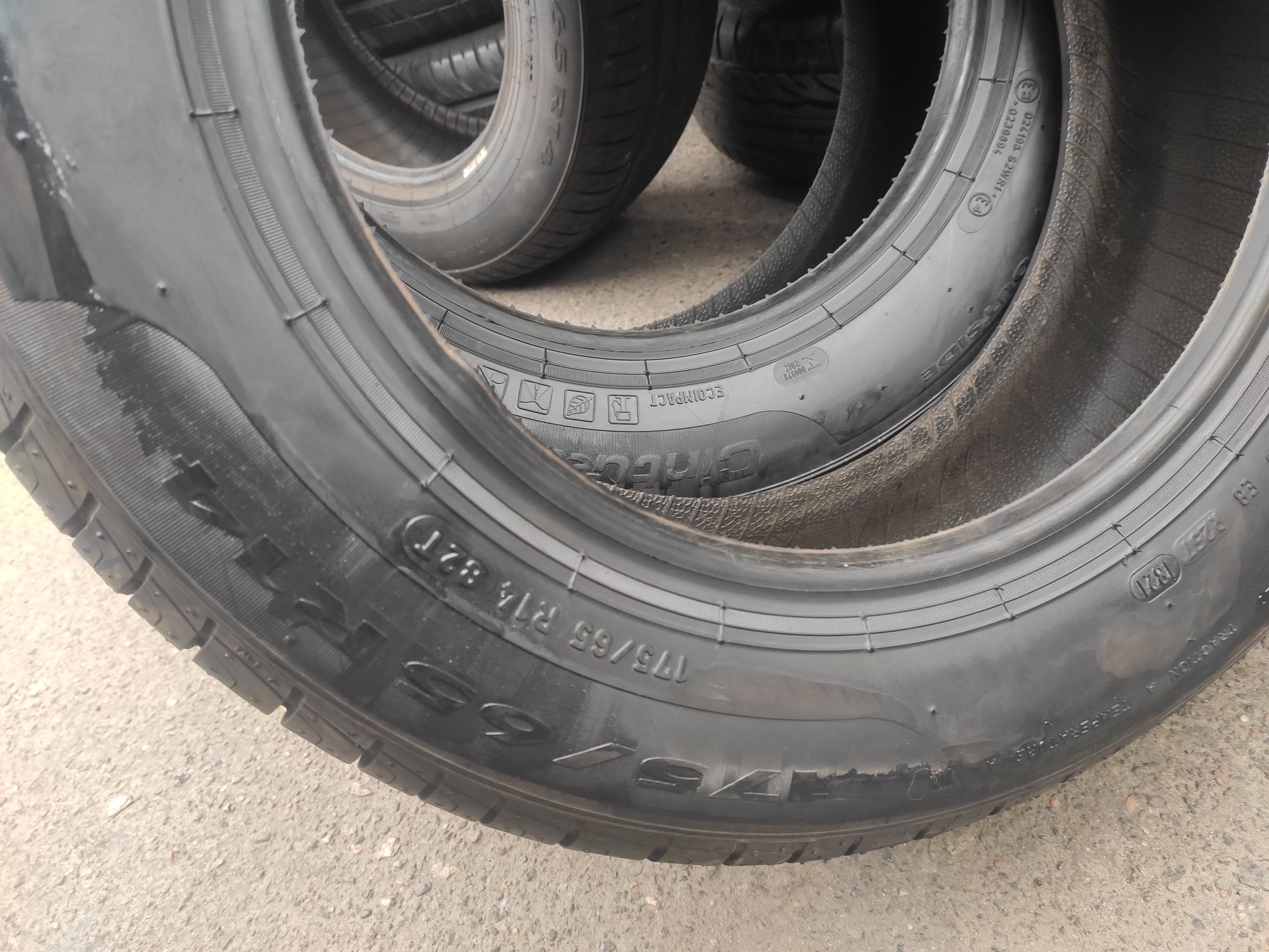 Летняя резина 175.65.14 Pirelli CinturatoP1 Verde.8мм.